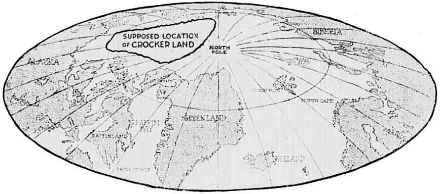 1916 map of Crocker Land