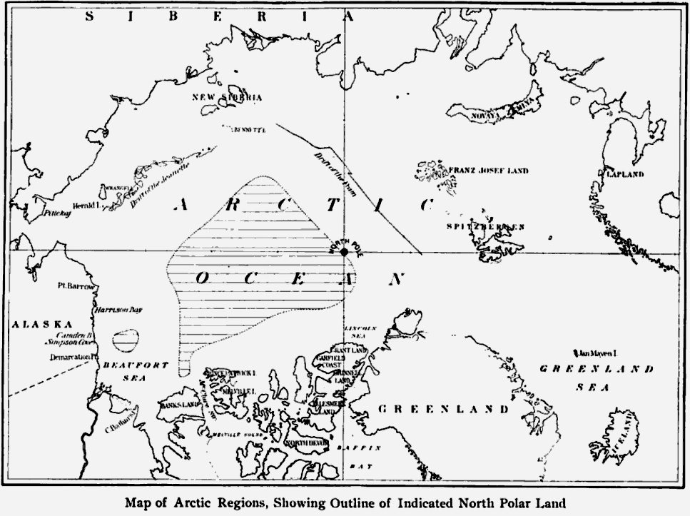 Harris 1904 Hypothesized Land