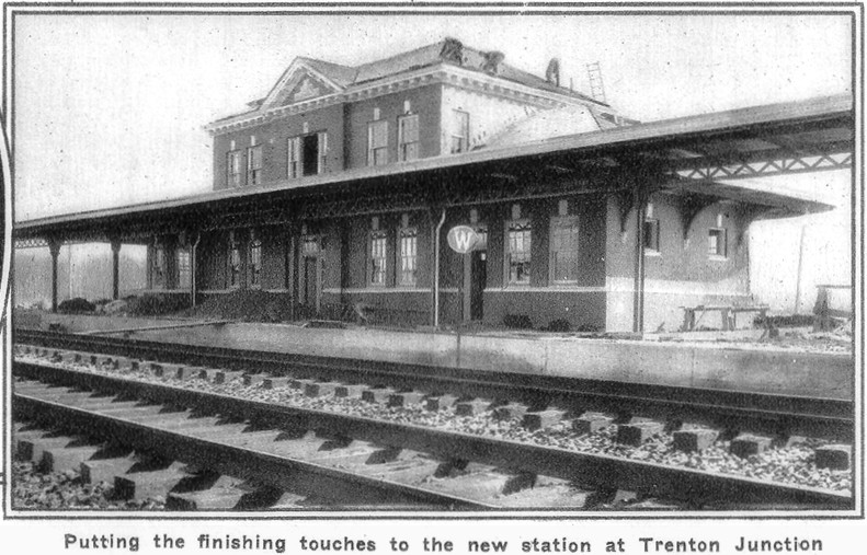 1930 new station at Trenton Junction